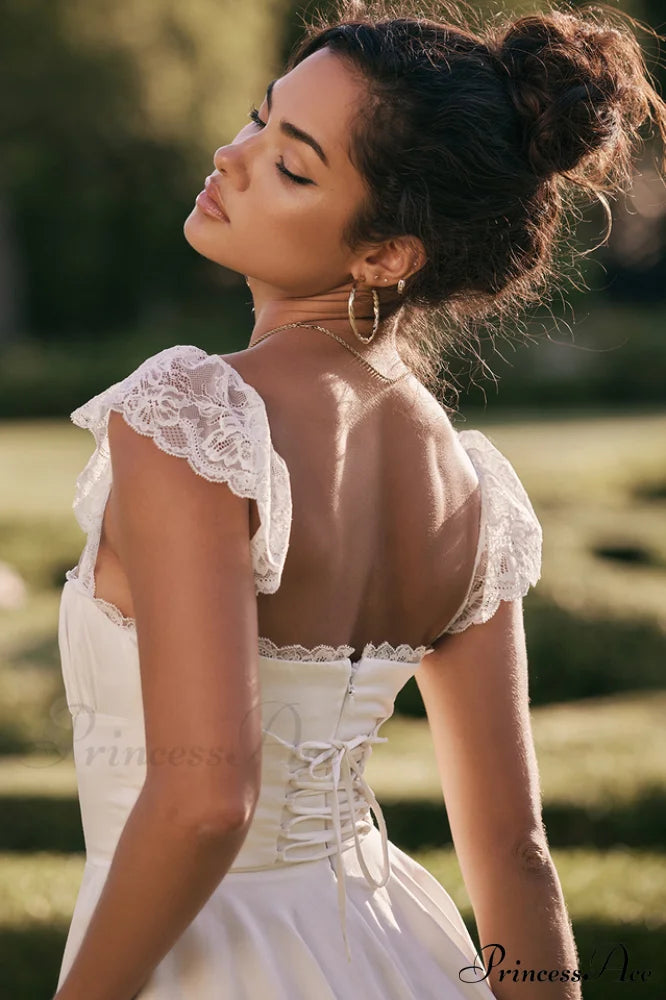 Lace A-Line Stylish Mini Dress image 11