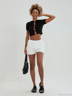 Lace Bow Tiered Bloomer Short image 2