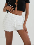 Lace Bow Tiered Bloomer Short image 6