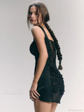 Lace Camisole Double-Layer Mini Dress image 6
