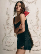 Lace Camisole Double-Layer Mini Dress image 2
