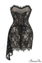 Lace Corset Stylish Draped Mini Dress image 16