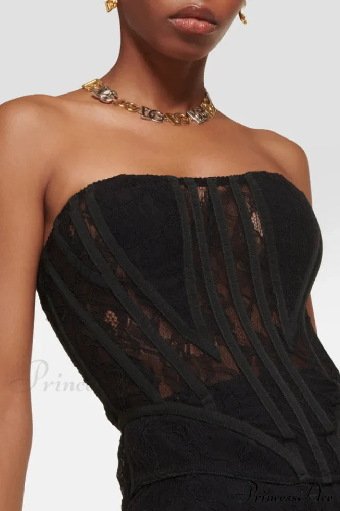 Lace Elegant Corset Dress image 6