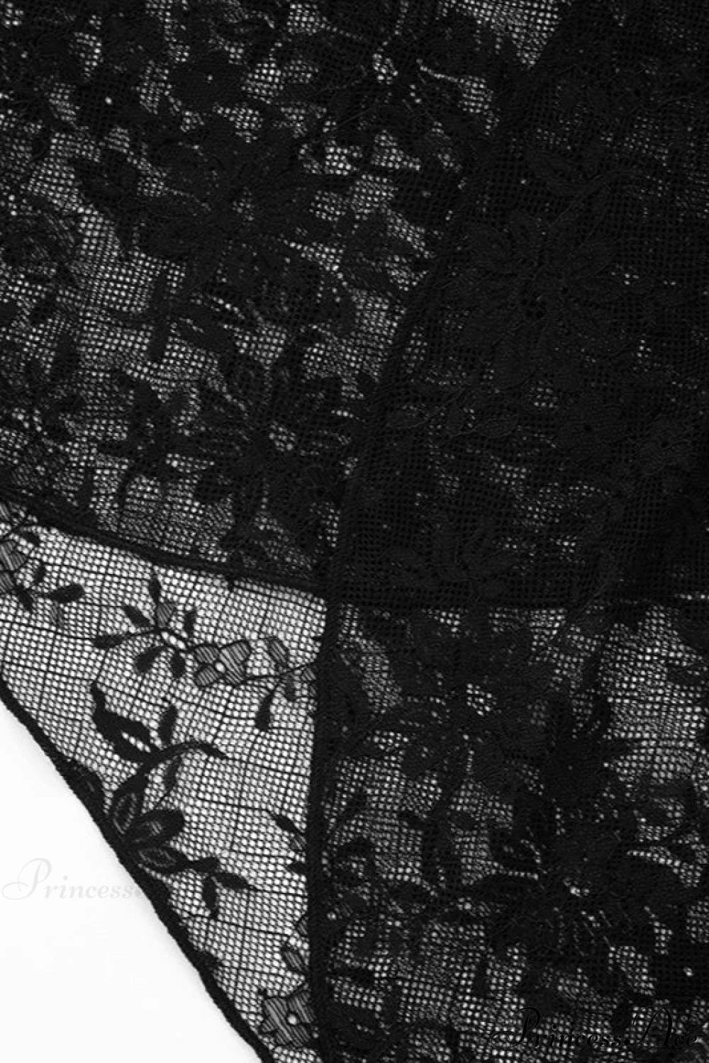 Lace Fitted Long Sleeve Tee image 5