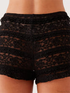 Lace FLower See-Through Bloomer Short image 3