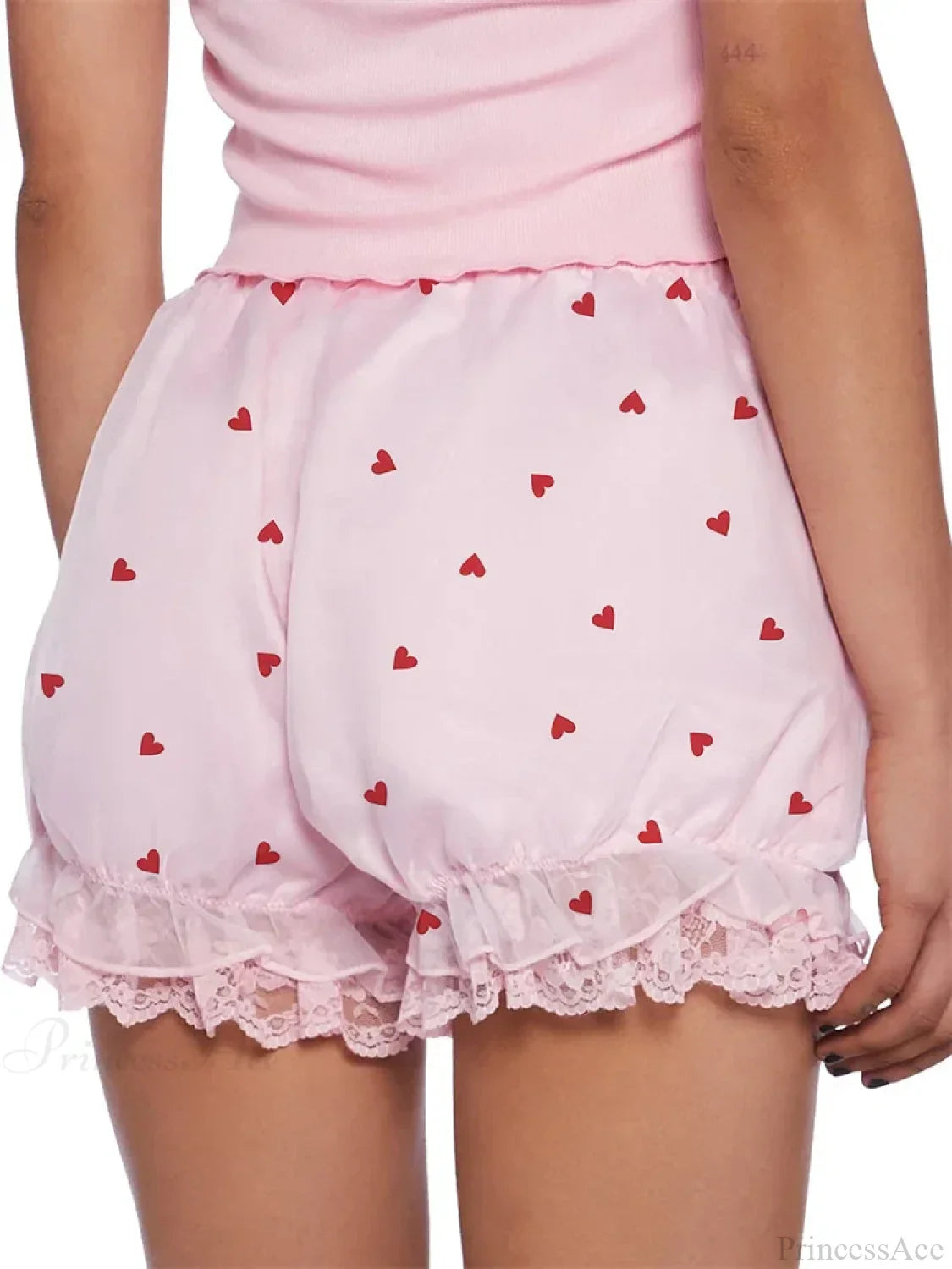 Lace Heart Bow Bloomer Short image 3