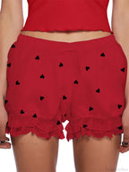 Lace Heart Bow Bloomer Short image 5