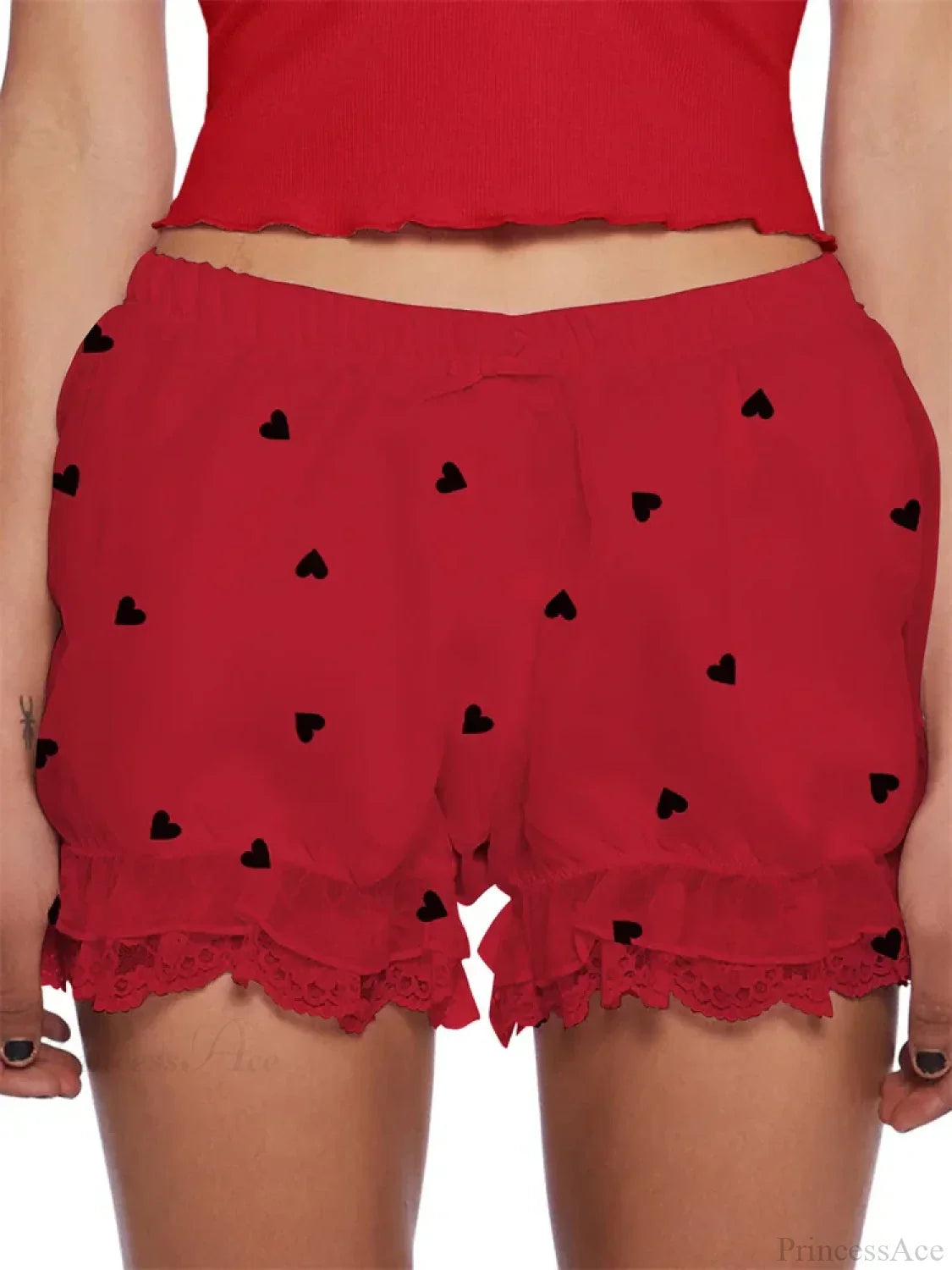 Lace Heart Bow Bloomer Short image 5