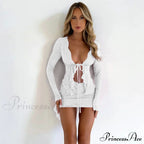 Lace Gown and Irregular Skirt Set image 4