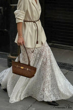 Lace Maxi Mermaid Skirt image 3