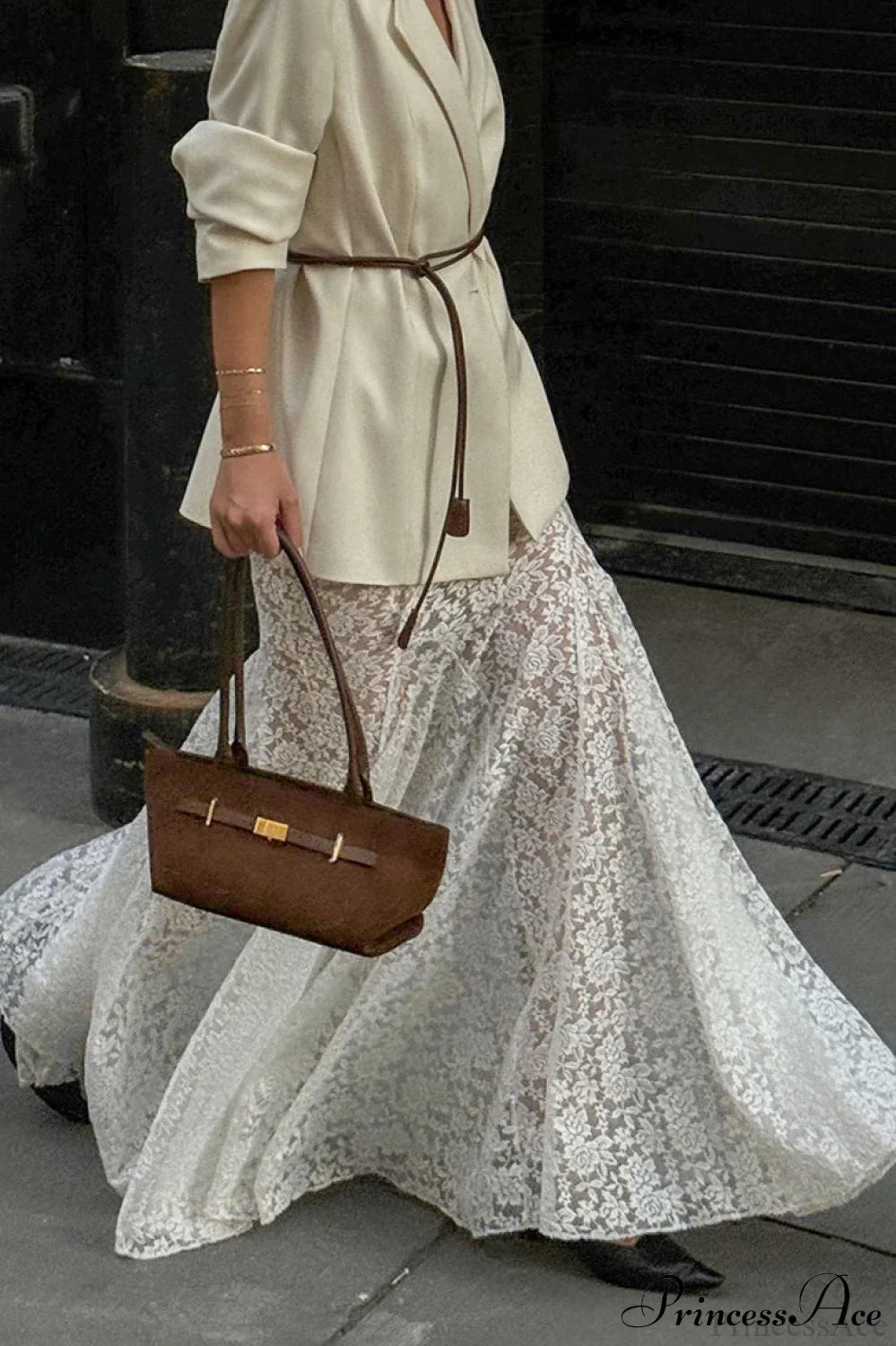 Lace Maxi Mermaid Skirt image 3