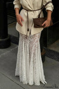 Lace Maxi Mermaid Skirt image 1