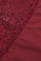 Lace Off Shoulder Elegant Bodycon Maxi Dress image 5