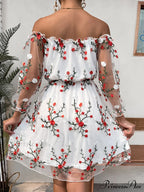 Lace Off-The-Shoulder Dress image 3