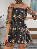 Lace Off-The-Shoulder Dress image 2