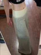 Lace Patchwork Basic Flare Women Pants image 6