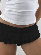Lace Patchwork Layered Bloomer Short image 6