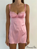 Lace Patchwork Ruched Vintage Sleeveless Strap Backless Mini Dress image 6