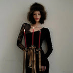 Lace Patchwork Transparent Maxi Dress image 1