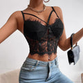 Lace Perspective Spice Girls Halter Corset Top image 4