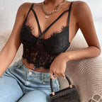 Lace Perspective Spice Girls Halter Corset Top image 5