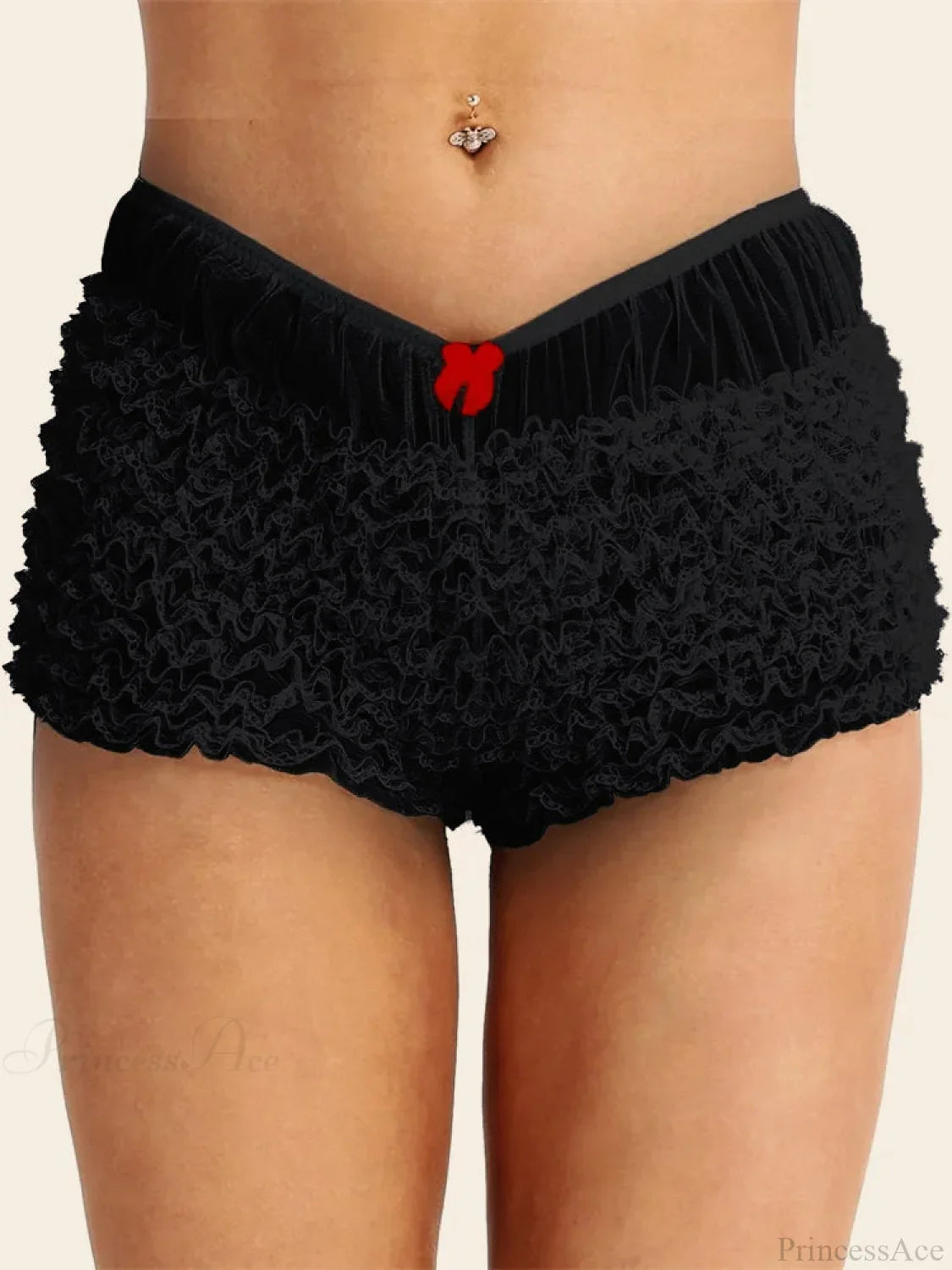 Lace Ruched Bodycon Short image 1