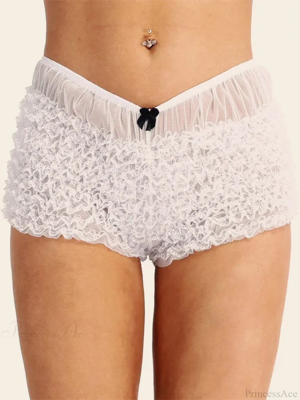 Lace Ruched Bodycon Short image 4