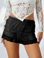 Lace Ruffled Privacy Protect Short image 1