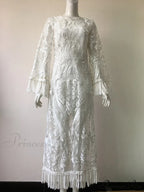 Lace Spaghetti Graceful Strap Irregular Dress image 3