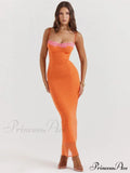 Lace Spaghetti Strap Charming Mesh Midi Dress image 15