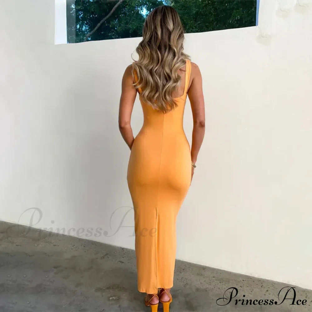 Lace Spliced Backless Elegant Tie Front Gown Slit Summer Vestidos Midi Dress image 6