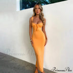 Lace Spliced Backless Elegant Tie Front Gown Slit Summer Vestidos Midi Dress image 5