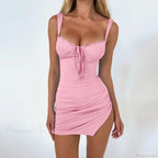 Lace Strapless Slim Vacation Dress image 7