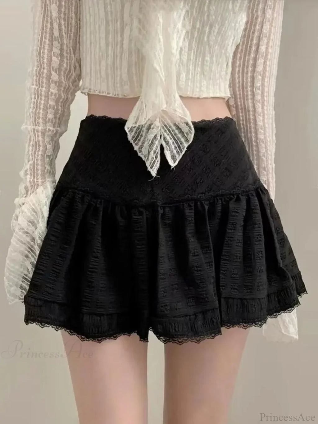 Lace Sweet Cake Waist Skirt image 3