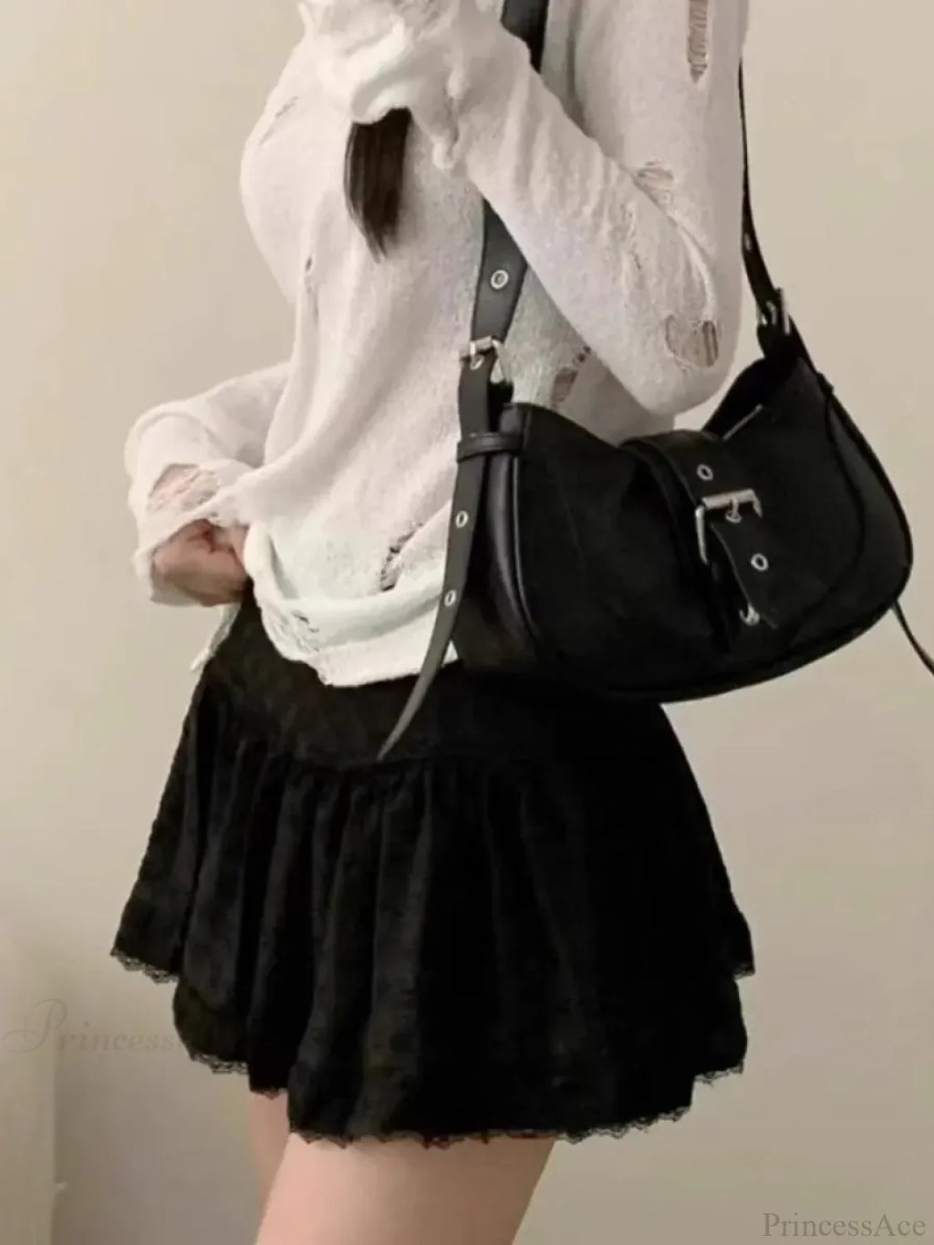 Lace Sweet Cake Waist Skirt image 6