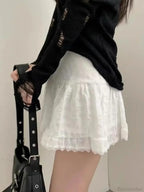 Lace Sweet Cake Waist Skirt image 5