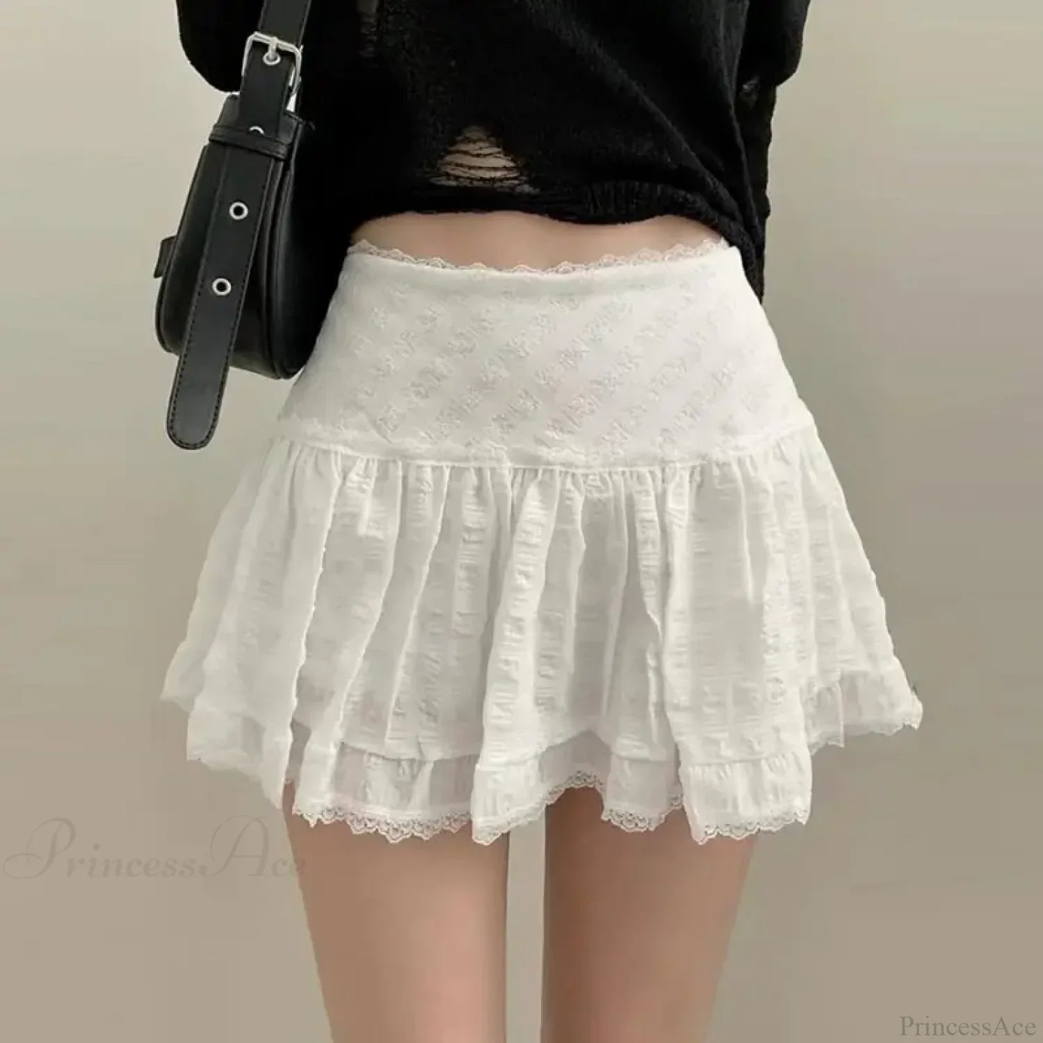 Lace Sweet Cake Waist Skirt image 7