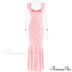 Lace Textured Strap Charming Wrap Midi Dress image 13