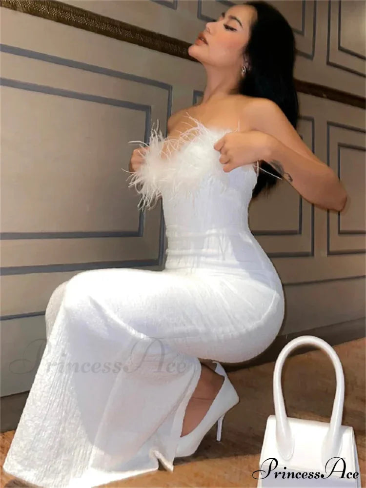 Lace Transparent Hollow Out Flare Sleeve V Neck Maxi Dress image 5