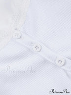 Lace Trim Button Trendy Up Cami Top image 6