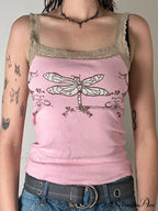 Lace Trim Graceful Plaid Dress image 1