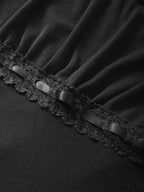 Lace Trim Graceful Strapless Corset Top image 6