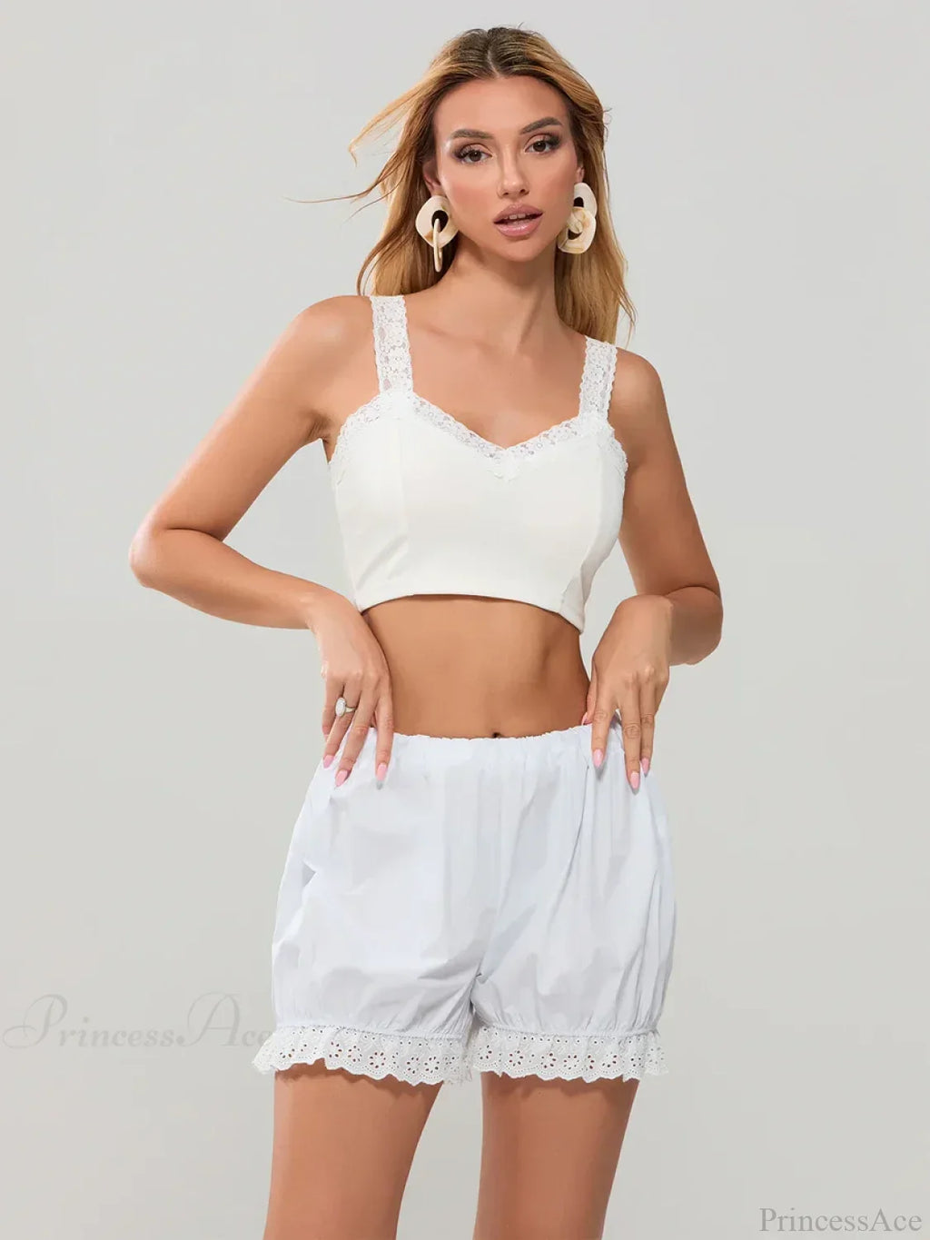 Lace Trim Harem Bloomer Short image 6