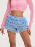 Lace Trim Multi-Layer Bloomer Short image 7