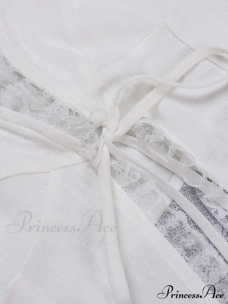 Lace Trim Ribbed Trendy Two Piece Set image 12