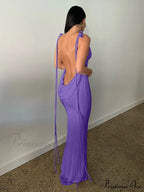 Lace-up Backless Dress image 11
