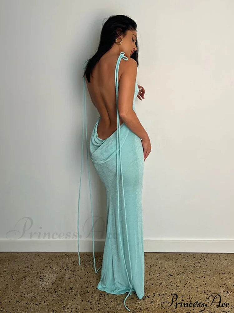 Lace-up Backless Dress image 12