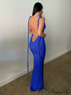 Lace-up Backless Dress image 9