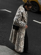 Lace-Up Grey Woolen High Collar Overcoat image 2