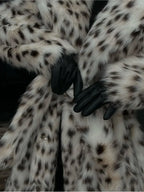 Lace-Up Grey Woolen High Collar Overcoat image 3
